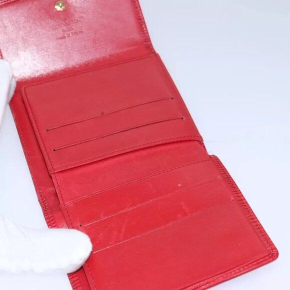 authenticity guaranteed LOUIS VUITTON Epi Wallet 9Set Red Yellow black - Picture 15 of 16
